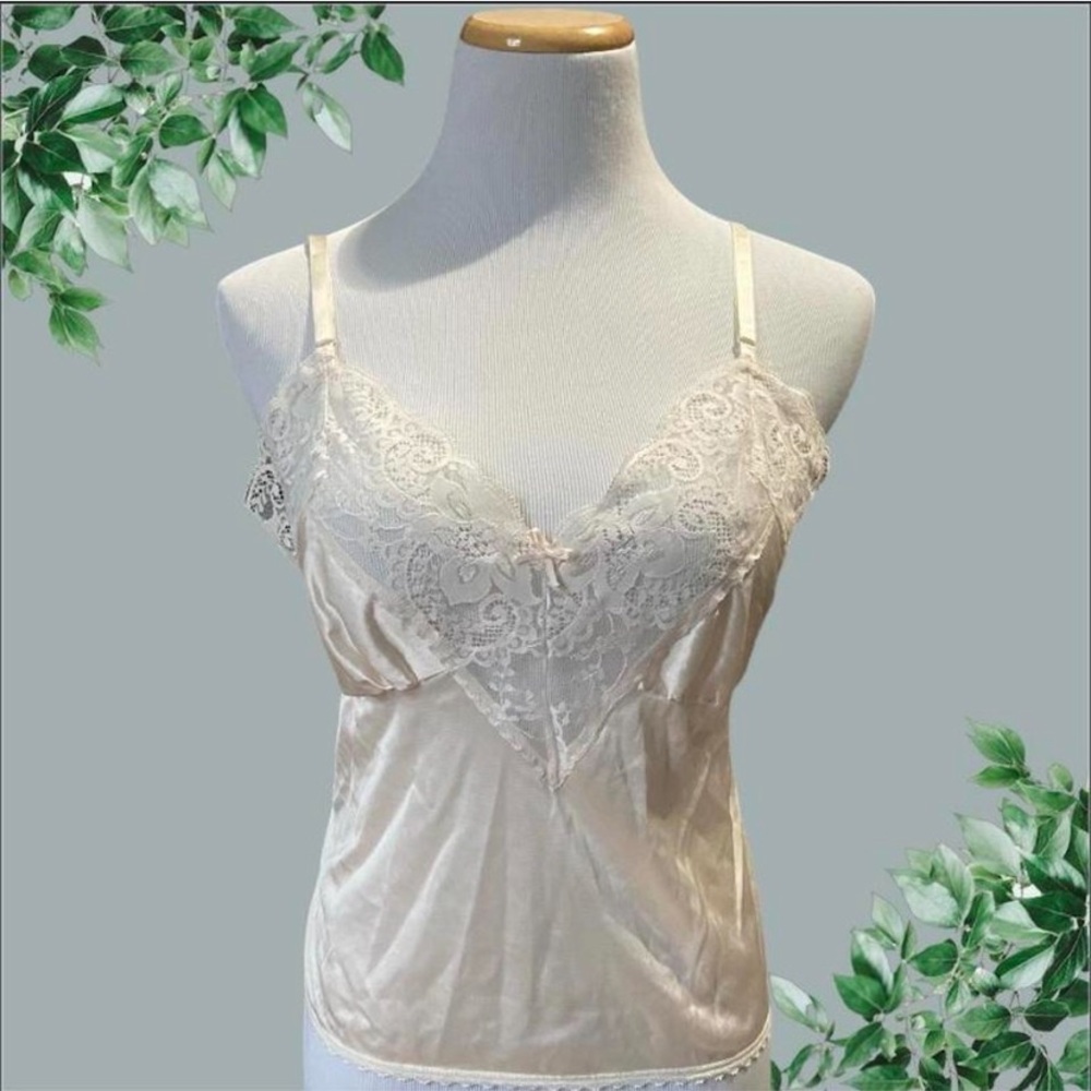 Elegant Cream Lace Camisole
